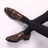 2025 zapatos de vestir de cuero de los hombres de la oficina de productos brasileños vendedores calientes del diseñador - details 3