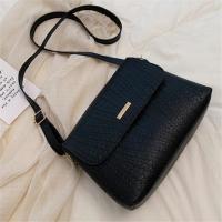 Bolso de Hombro para Mujer Simple Tipo Mensajero con Flap en Cuero PU Bolso Cruzado Casual Negro para Señora - details 17