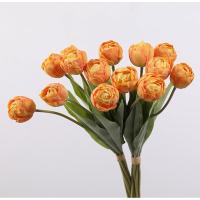 7 uds/paquete de ramas de tulipán artificiales realistas simulación DIY flores de seda decoración del hogar flores falsas florales de 44CM - details 1