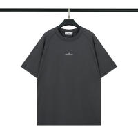 Camiseta de manga corta de alta calidad para hombre de Hip-Hop, camiseta de verano de manga corta de moda, bordado de Stone Island - details 11