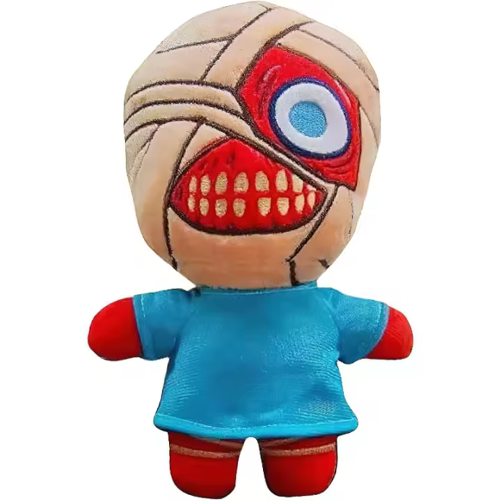 Enjuague bucal de peluche de 9,8 pulgadas, juegos de terror, juguete de peluche para niños y niñas, almohada de Animal relleno suave, regalos para fanáticos de los niños - 1