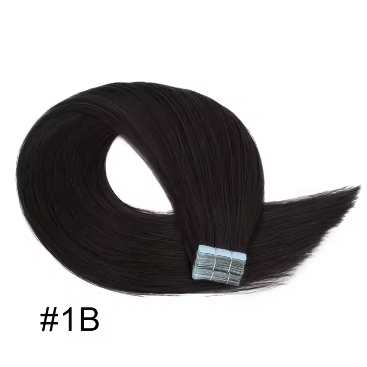 Cinta de extensión de cabello humano 100% Natural, cabello humano Original, cinta Invisible en extensión de cabello humano sin procesar - 1