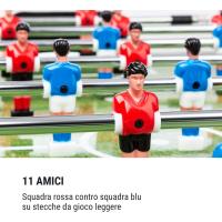 Mesa de Juegos de Mesa 2 en 1 Billar y Fútbolín para Adultos y Niños 105 x 58 cm Cubierta Verde - details 10