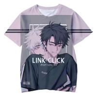 Animación k Click Camiseta de talla grande con estampado 3D para hombre, informal, Haruku, deportiva, de secado rápido, transpirable, manga corta - details 3