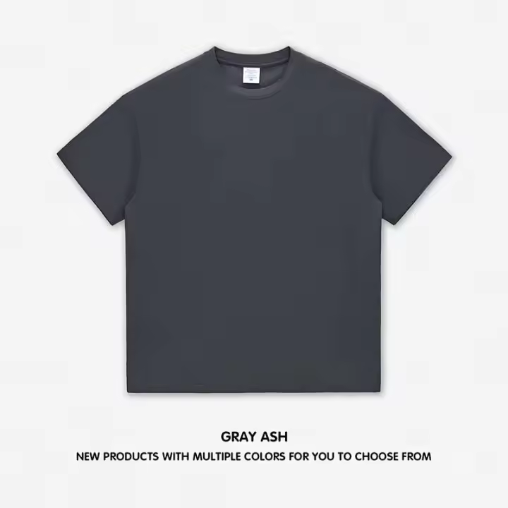 Camiseta de algodón puro de alta calidad con cuello redondo y corte ajustado estampado para mujer - 1