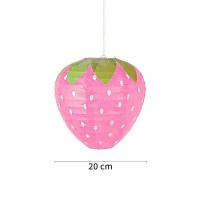 Lantanas de Paja 3D en Forma de Fresa Ideal para Bodas, Fiestas de Cumpleaños, Decoraciones de Festividades Accesorios de Fotobooth de Iluminación y Decoración - details 3