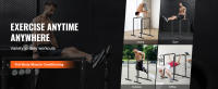 SucceBuy Barra de inmersión, capacidad de 440 libras, estación de soporte de inmersión resistente con altura ajustable, soporte de flexión de paralelo de fitness, barras paralelas para entrenamiento de fuerza - details 4