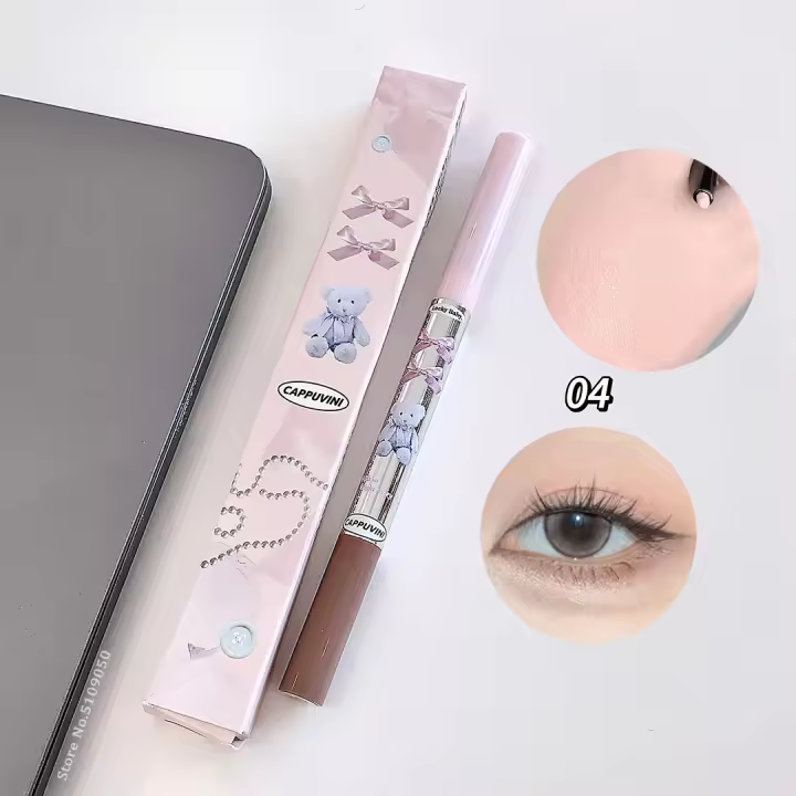 Lápiz de Sombras de Ojos Halcón Brillo Perla, Mate Gel, Herramienta de Cuidado de la Piel de Belleza para Iluminar el rostro - 1