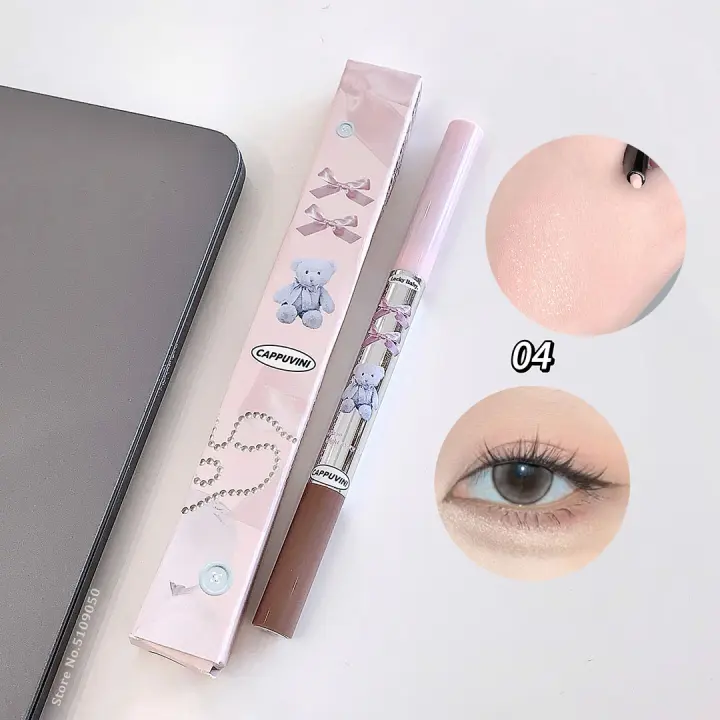 Lápiz de Sombras de Ojos Halcón Brillo Perla, Mate Gel, Herramienta de Cuidado de la Piel de Belleza para Iluminar el rostro - 1