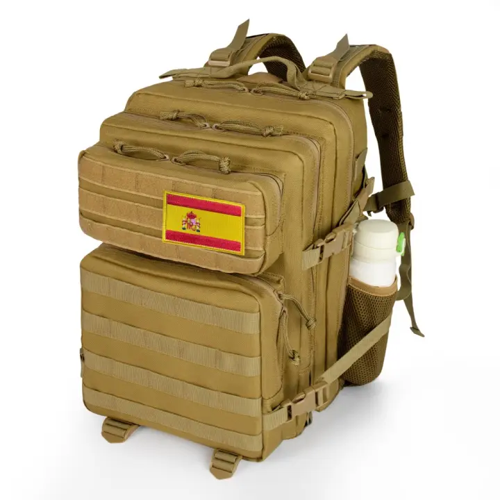 Mochila de viaje resistente al agua de 35L, mochila para acampar, senderismo, senderismo, escalada, mochilas para hombres y mujeres, suministros de senderismo - 1