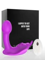 Consolador vibrador portátil para mujer, succión del clítoris/vagina, juguete estimulante, Control remoto, mariposa, bragas, - details 11