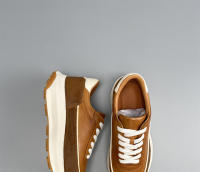 Zapatos deportivos de plataforma transpirables de cuero nuevos, estilo retro Forrest Gump - details 0