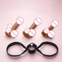 Masturbación femenina Dildo de simulación portátil arnés de correa con productos sexuales adultos de silicona suave para mujeres lesbianas - details 1