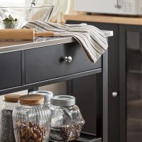 FKW47-W Carrito de Servir Carrito Auxiliar Cocina estantería de Cocina Carrito de Cocina móvil 100 x 92 x 45 cm Blanco ES - details 17