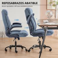 Silla de Oficina Ergonómica Giratoria con Brazo Ajustable Cómoda para Juegos en Casa o Oficina - details 21