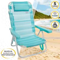 Set 2 Sillas Pleg Alu 5pos 60x47x83cmc/cojin-flamenco - details 9