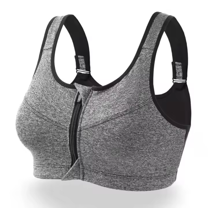 Sujetador deportivo absorbente de impactos para mujer, ropa interior transpirable de secado rápido para entrenamiento, correr y yoga - 1