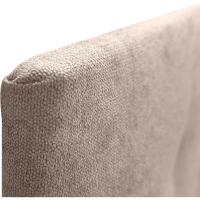 Liso Patas cabeceros Cabezal tapizado Cama Lujo (150x105cm Patas (Camas 150/160), Tela Beige) - details 4