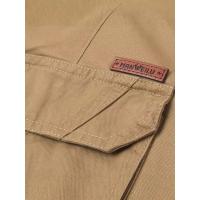 Pantalones de trabajo de algodón para hombre, grueso con múltiples bolsillos Pantalón Cargo, recto, informal, para exteriores, primavera y otoño - details 6