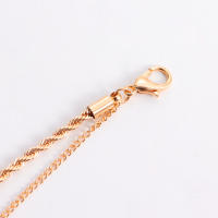 Collar con colgante de circonita y corazón de melocotón de doble capa para mujer, joyería con temperamento, cadena de giro Simple - details 7