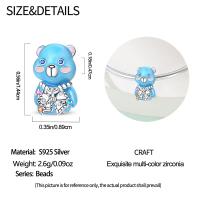 Nuevos Dijes de Plata de Ley 925 Diseño de Abrazo de Amor Zirconia Joyería de Mujer DIY Pulseras - details 48