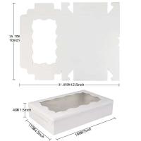 Cajas de Dulces de Pastel de Papel Kraft 10/20Pcs Ideal para Empaquetado de Joyas de Boda - details 13