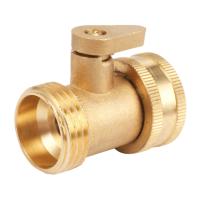 Conector de tubería de agua para manguera de jardín de 3/4 pulgadas, válvula de latón, divisor de grifos con interruptor de apagado - details 3