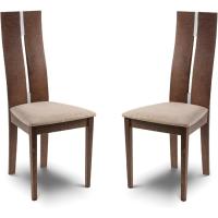 Juego de sillas de comedor Cayman, nogal - details 0