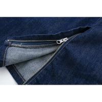 OUWU- Vestido Vaquero Corto Para Mujer, Prenda Ajustada Con Cuello Redondo Y Cintura Sin Mangas, Novedad De Primavera 2025 - details 10