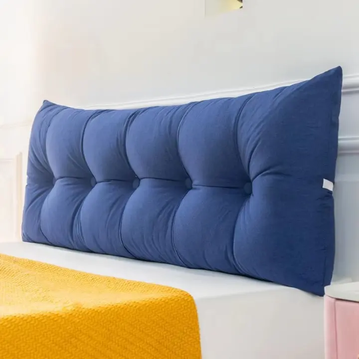 Almohada de cuña para cabecera de cama California King, almohada Triangular para cabecera, soporte de posicionamiento, respaldo de lectura, almohada de cuña - 1