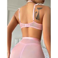 Lencería Sexy para mujer, conjunto de sujetador de encaje con realce, ropa interior, disfraz de sirvienta con aros - details 26