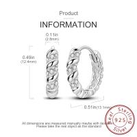 Pendiente de aro de plata de ley 925 para mujer, corazón, estrella, trébol, joyería de compromiso, regalo de boda - details 28