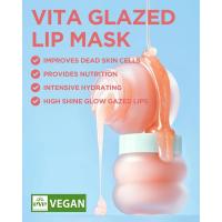 Mascarilla de Labios Pulida Vita Exfoliante Nocturno Vegano Coreano Hidratante, Reafirmante, No Pegajoso, Sin Fragancia Bálsamo Glazed, 0.68oz - details 1