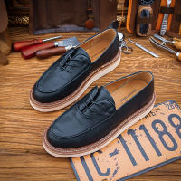 Zapatos de cuero vacuno puro de alta gama, cuero vacuno de primera capa, casuales, transpirables, suela suave - details 11