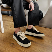 Zapatos de lona para hombre, básicos, versátiles, negros, modernos, casuales, transpirables, delgados, retro, deportivos - details 13