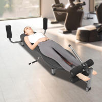 Máquina de estiramiento de espalda para el hogar y el gimnasio, sistema de tracción de la columna Lumbar, ensanchador de ligamento negro - details 2