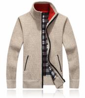 Cárdigan de suéter de lana para hombre de invierno, chaqueta de suéter cálida, chaqueta de punto para ropa de hombre - details 9