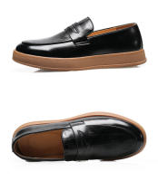 Mocasines zapatos de cuero casuales de verano para hombres zapatos cómodos y transpirables Doudou cubren los pies - details 12