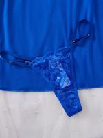 Conjunto de camisón y braguita de diseño encantador con tirantes finos y cuello en V, ropa sexy para mujer - details 23