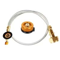 Estufa de exterior, botella plana de GLP de respaldo de propano, adaptador de butano, accesorios de gas para camping - details 3