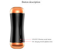 FOX S2 juguete sexual interactivo de doble cabeza para adultos, masturbador masculino, ventosa eléctrica, exprimidor - details 6