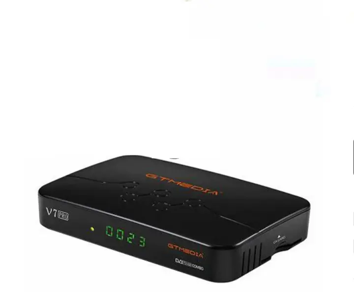 Gtmedia Receptor de TV Satelital V7 PRO Resolución de Video 1080P Combo DVB-S2 DVB-T2 con Ranura para Tarjeta CA Caja de Almacenamiento Superior - 1