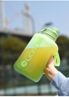 Botella de agua deportiva con pajita de gran capacidad, hervidor de agua portátil de plástico para exteriores - details 16