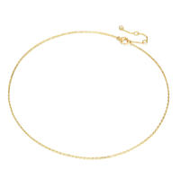 Collar de cadena de acero inoxidable para mujer, colgante fino con cierre de langosta, cadena ajustable para clavícula, collares - details 19