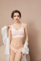 Sujetador de lactancia para madre, Bralette posparto sin costuras, color rosa, M - details 7