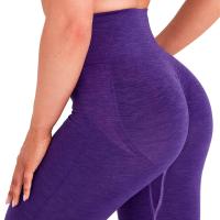 Mallas ajustadas sin costuras para mujer, pantalones de Yoga de entrenamiento, trajes suaves de cintura alta, ropa deportiva de Fitness, novedad - details 24