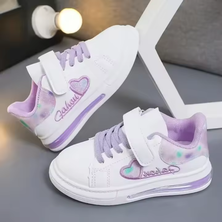 Zapatos deportivos infantiles bordados informales, moda, correr, escuela, 2024 - 1