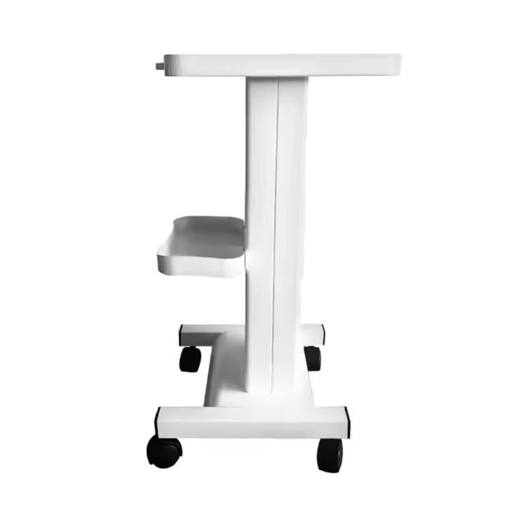 Carrito de salón de peluquería, Carrito de instrumentos con 4 ruedas, para aparatos cosméticos, enchufe europeo de 220 V - 1