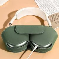 Funda protectora para Airpods Max, funda de PU para auriculares, funda anticaídas a prueba de golpes para Airpods Max, accesorios antiarañazos - details 2