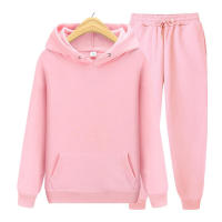 Sudadera con capucha de lana para hombre, suéter de color liso, ribete deportivo, 220 g - details 9